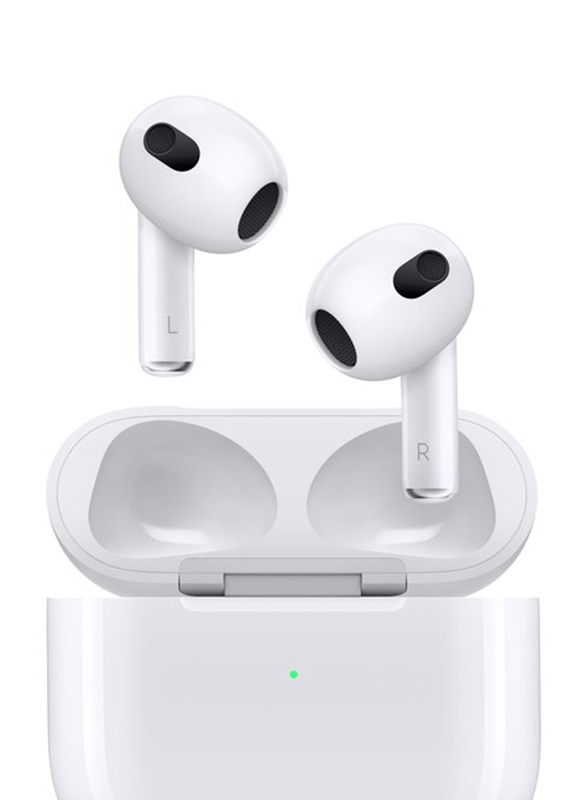 

Apple Airpods (3rd Generation) Wireless In-Ear Noise Cancelling Earphones with Wireless Charging Case, White