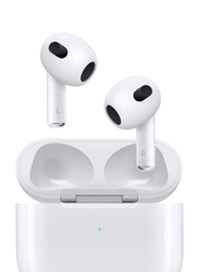Apple Air Pods 3rd Gen Wireless In-Ear Earbuds with Mic & Wireless Charging Case, White