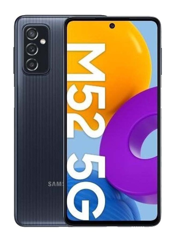 

Samsung Galaxy M52 128GB Black, Without FaceTime, 8GB RAM, 5G, Dual Sim Smartphone