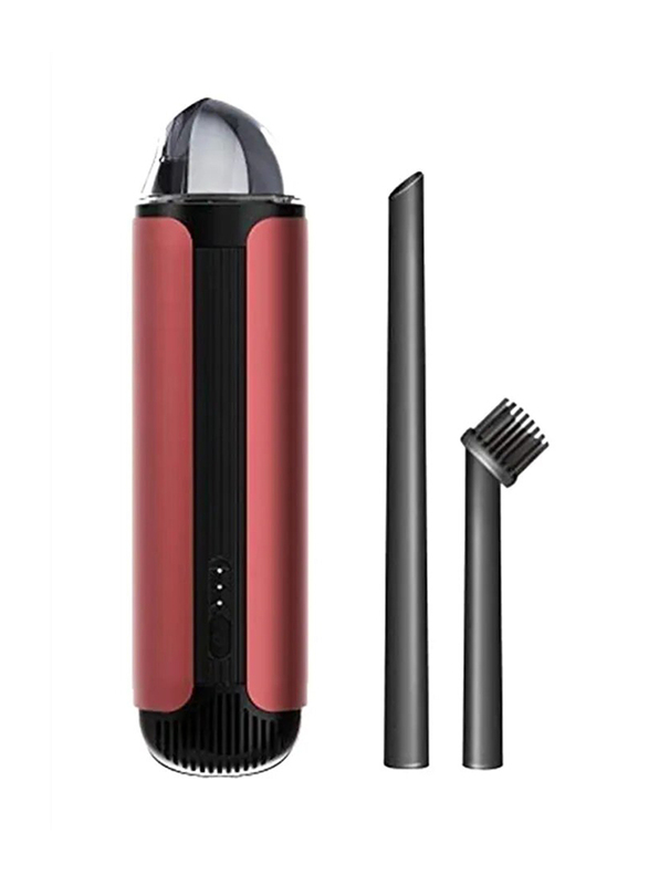 Porodo Portable Handheld Vacuum Cleaner, 80W, Red/Black