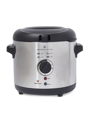 Mebashi 1.8L Deep Fryer, 1000W, ME-DF8001SCB, Silver/Black