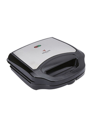 Mebashi 2 Slice Sandwich Maker, 700W, ME-SW1002B, Black/Silver
