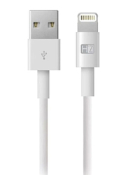 Heatz 1-Meter Lightning USB Data Cable, USB Type A to Lighting for Smartphones, White