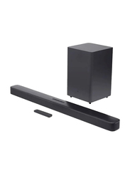 JBL 2.1 Channel Soundbar with Wireless Subwoofer, JB2.1DB, 300W, Black
