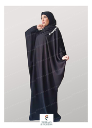 Turban & Fashion Ezdale Viscos Cotton Praying Dress, Black
