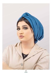 Turban & Fashion Suede Multiway Turban for Women, Blue