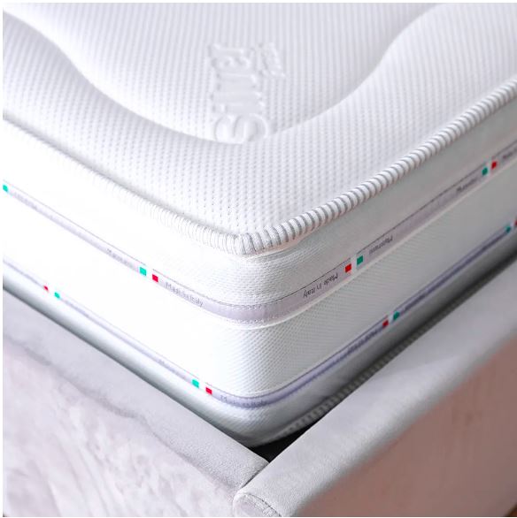 Danube Home Imperiale Memory Foam Mattress, Single/Twin, White