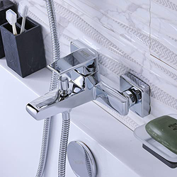 Danube Home Milano Bath Shower with Shower Set, Mac