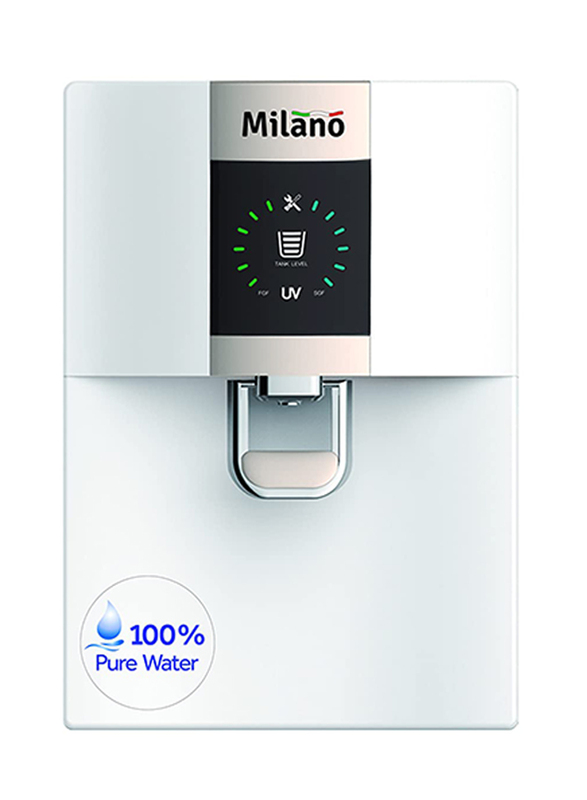 Danube Home Milano Jn RO+UV Water Purifier, 1648T, White