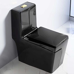Danube Home Milano 250mm Ramla WC S Trap, Black
