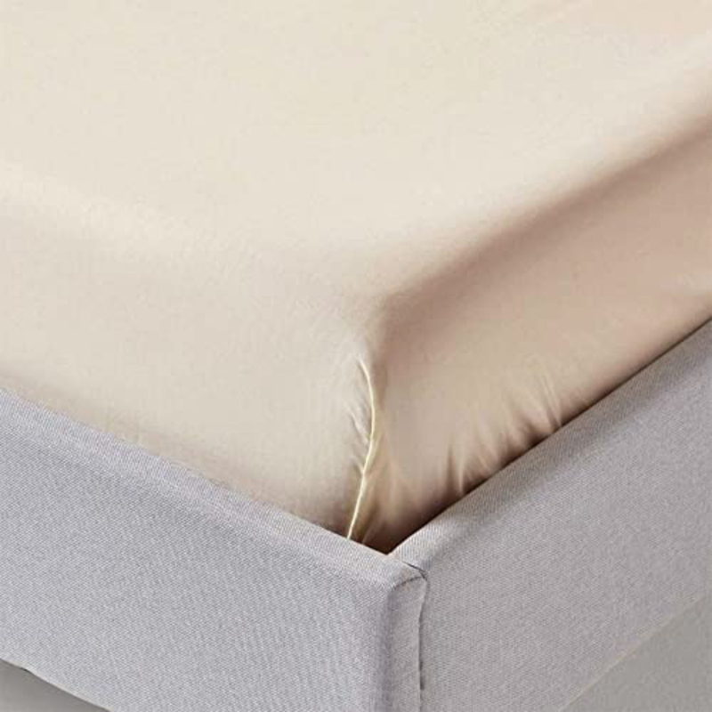 Danube Home Danube Essentials Set Flat Sheet + Pillowcase, Beige