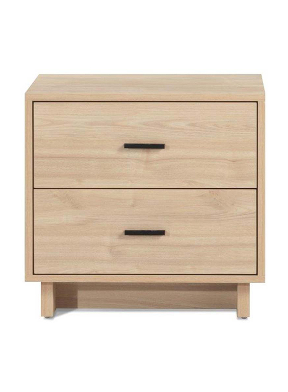 Danube Home Celeste Night Stand, Light Brown