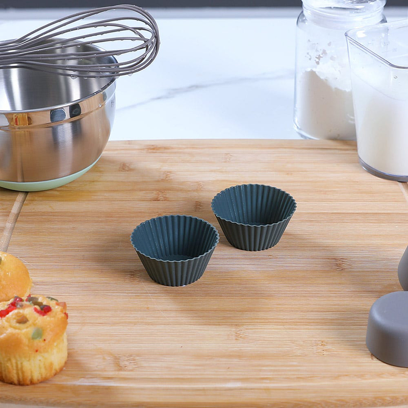 

Danube Home Bake Magic Round Cupcake Silicone Mould, 16541, Grey