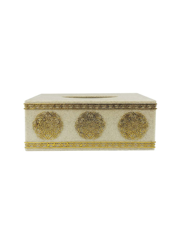 

Danube Home Classical Ablong Tissue Box, 28 x 17 x 10cm, AD191002B, Beige