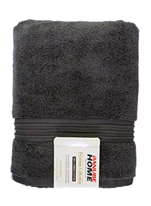 

Danube Home Flossy Bath Sheet Towel, Dark Grey