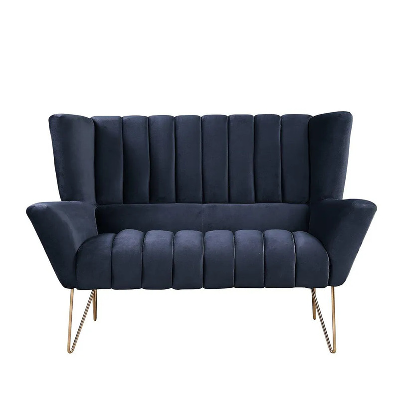 

Danube Home Clarence Fabric Sofa, Double Seater, Dark Blue