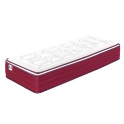 Danube Home Passione Mattress, Single/Twin, Wine Red/White