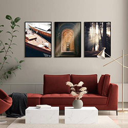 Danube Home Lorena Scenery Art Frame, Black