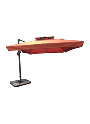 Danube Home New Aura Umbrella With Base, Brown