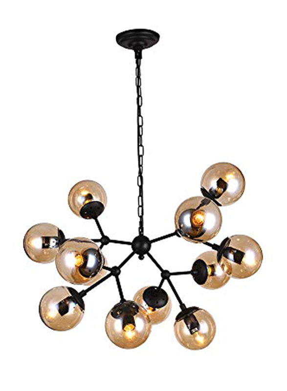 

Danube Home Chandelier Adam MX Modern, HG-MD28902-12, Black