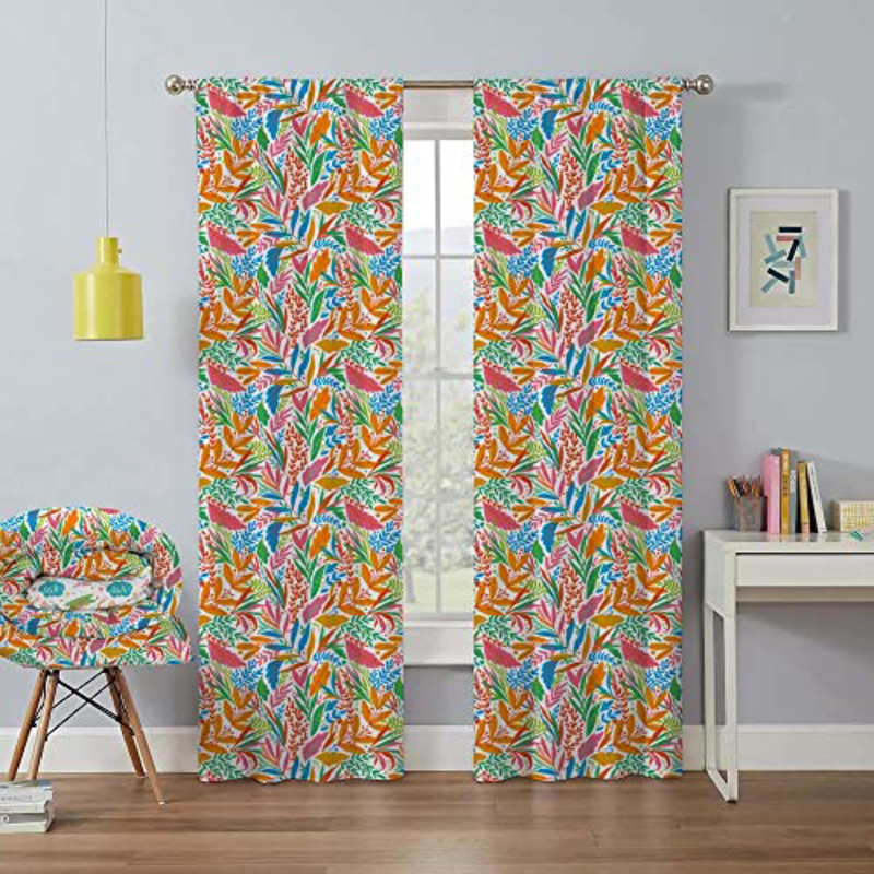 

Danube Home Happy Place Curtain Pair Rod Pocket, Multicolour