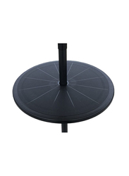 Danube Home Umbrella Holder Table, Black