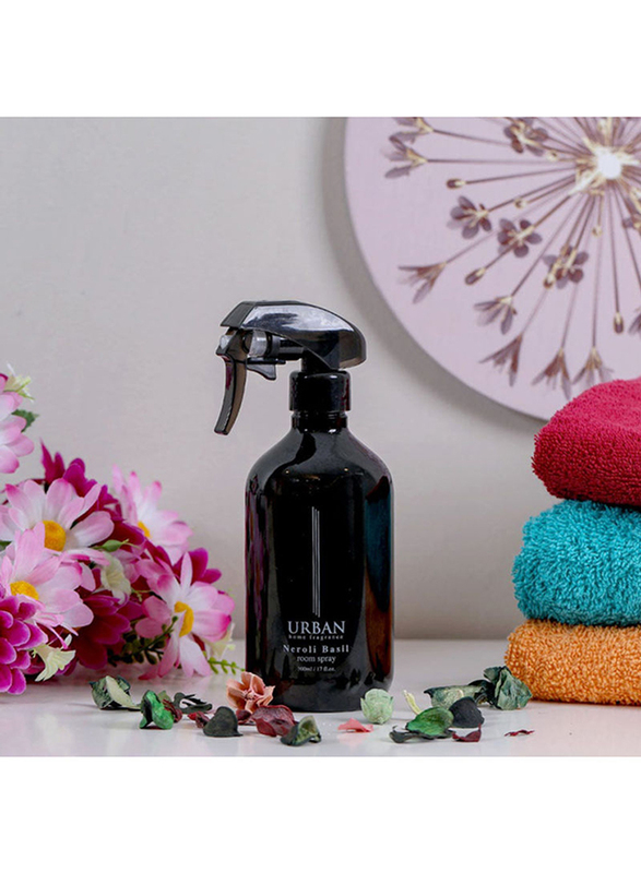 Danube Home Neroli Basil Renaissance Room Spray, 500ml, Black