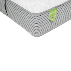 Danube Home Nature Pocket Spring & Latex Mattress, King, White/Light Grey
