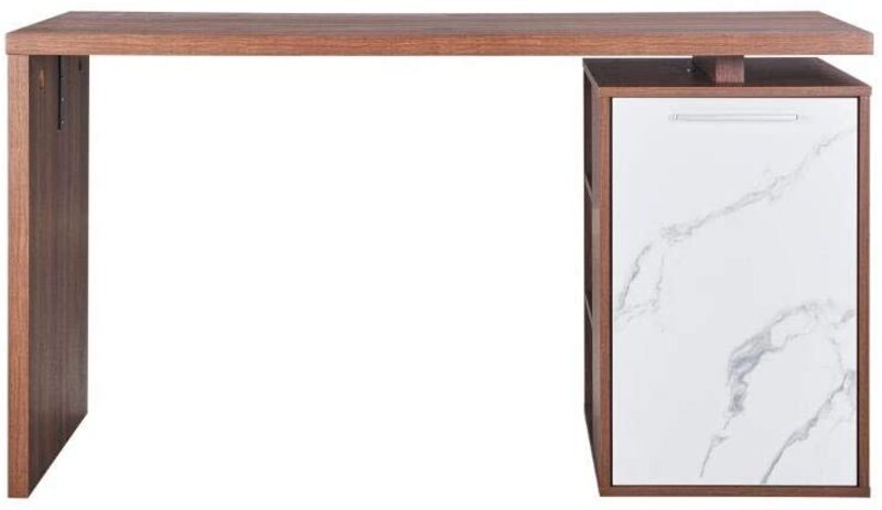 

Danube Home Morena Writing Desk, Dark Walnut/Off White