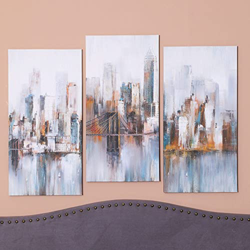 

Danube Home Kellan City Scape Wall Art (Set Of 3), Multicolour