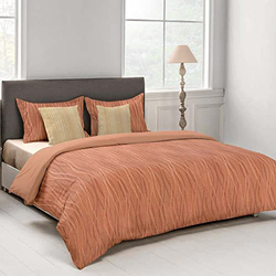 Danube Home 6-Piece Mystique Jacq Comfroter Set, King, Orange