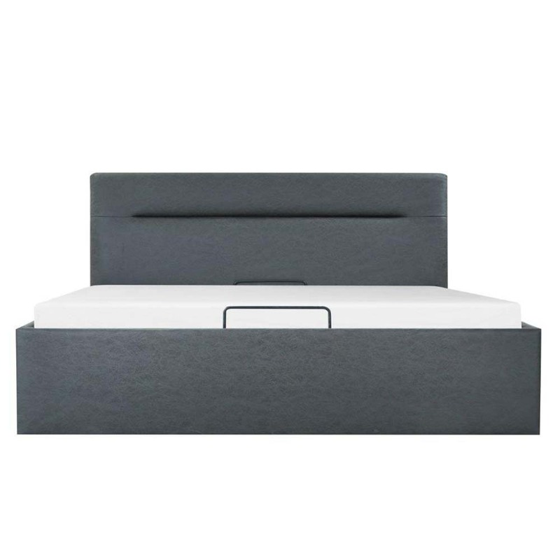 

Danube Home Henderson Hydraulic King Bed, Dark Grey