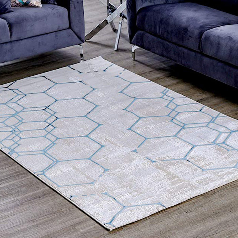 

Danube Home Rugs, CP21 Almaz-D498 Daisy, Blue
