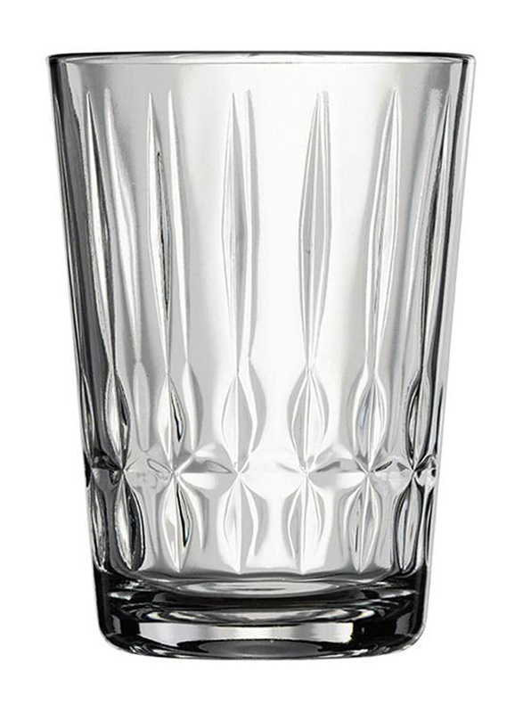 

Danube Home 6-Piece Pasabache PB-52619 235ml Glass Shape Tumbler, Transparent