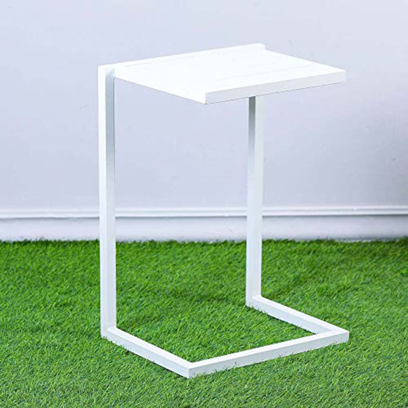 

Danube Home Steel Side Table, White