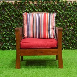 Danube Home Majesco 1-Seater Outdoor Sofa, Brown