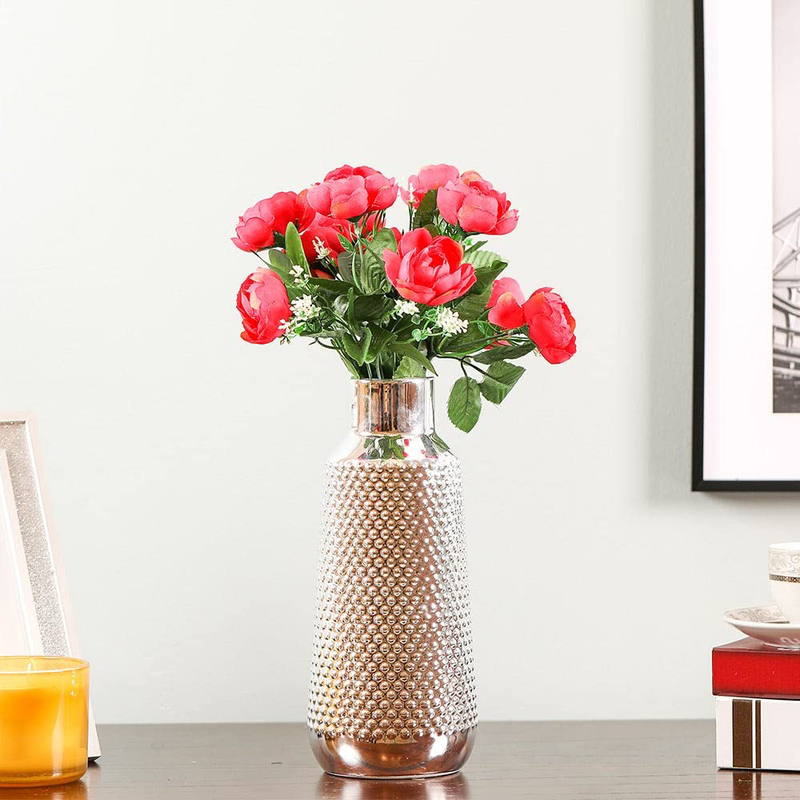 

Danube Home Maxime Conical Vase, 11.5 x 11.5 x 27.5cm, Gold