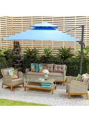 Danube Home 5-Seater Melissa Sofa Set, Multicolour
