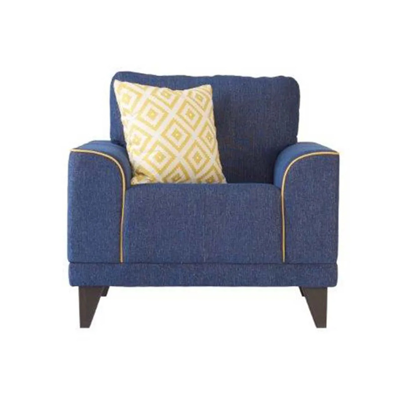 

Danube Home Maryland 1 Seater Fabric Sofa, Blue