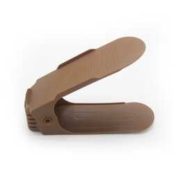 Danube Home Jiadi Adjustable Shoe Rack, Brown