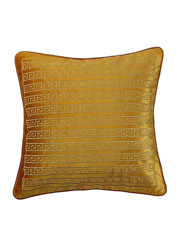 

Danube Home Fantasy Embroidered Filled Cushion, Gold