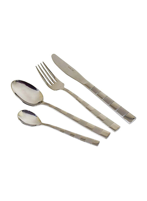 Danube Home 24-Piece Cutlery Set, Silver