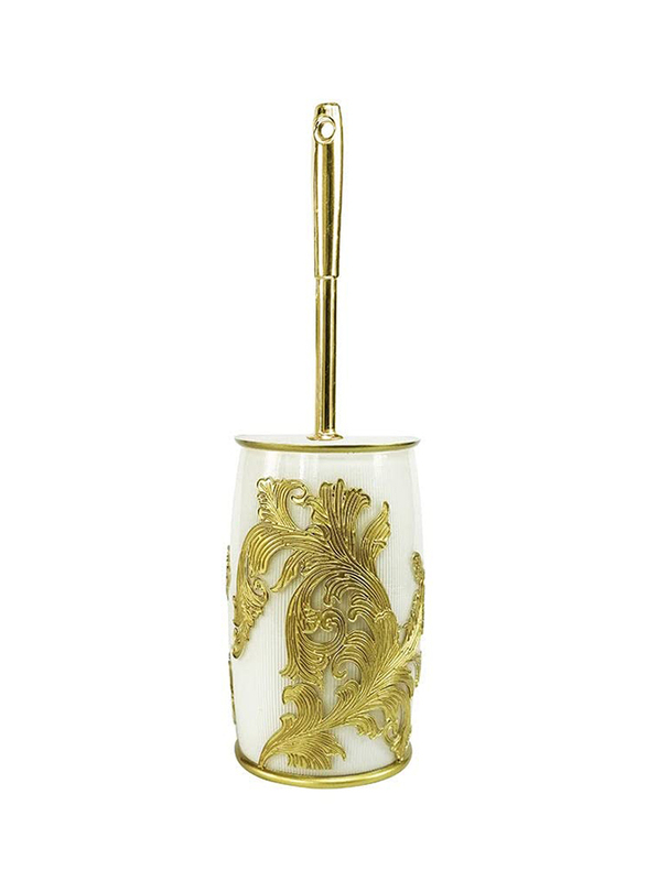 

Danube Home Graceful Toilet Brush Holder, 11 x 12.5 x 20cm, AD191003T, Gold