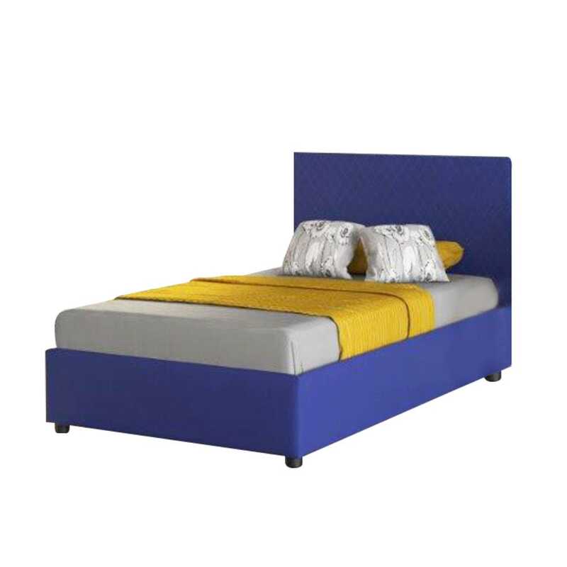 

Danube Home Edmonton Single Bed, Matrix White/Blue