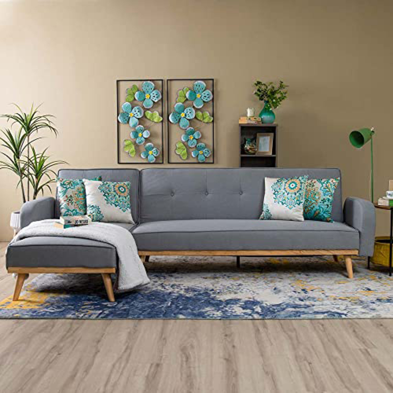 

Danube Home Hyacinth Fabric Sofabed, Grey