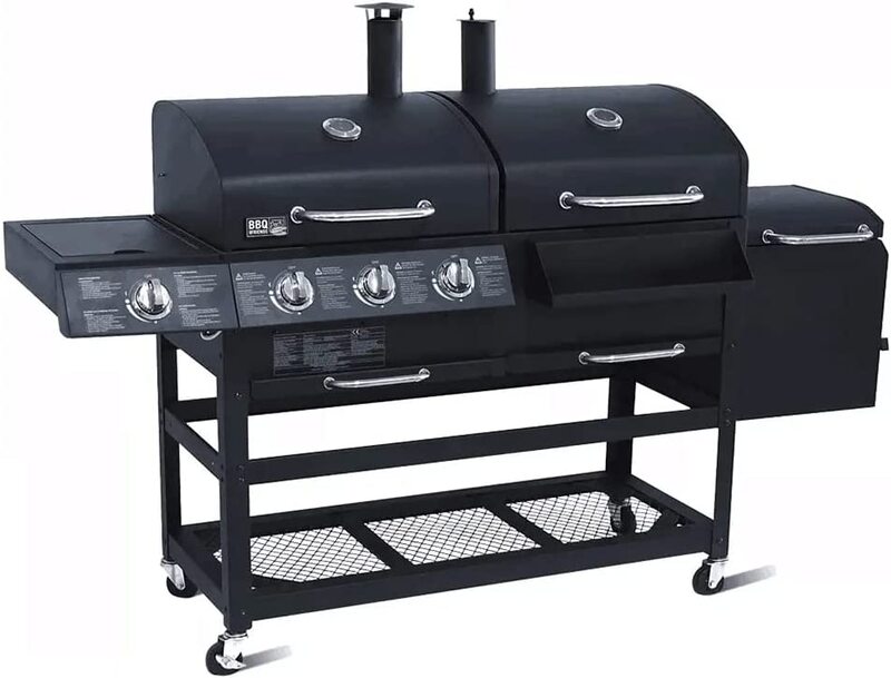

Danube Home Ultra Hybrid BBQ Grill, Black