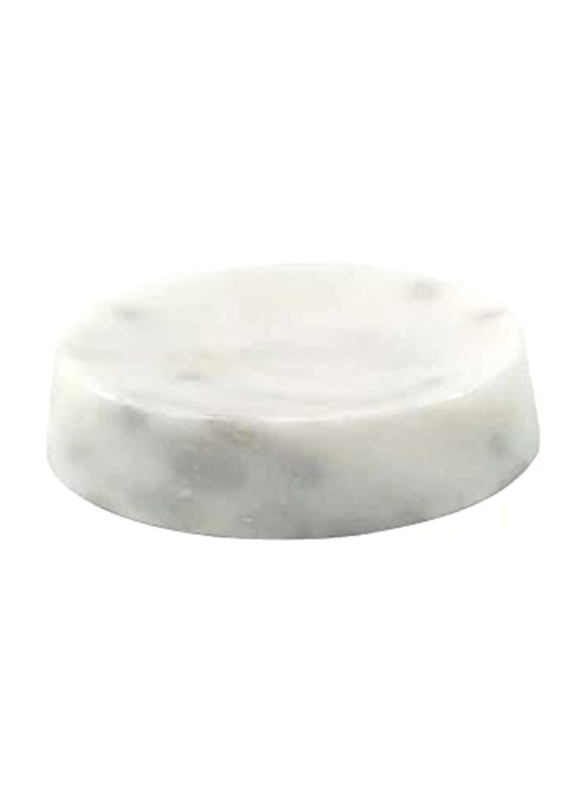 

Danube Home Selena Marble Soap Dish, White
