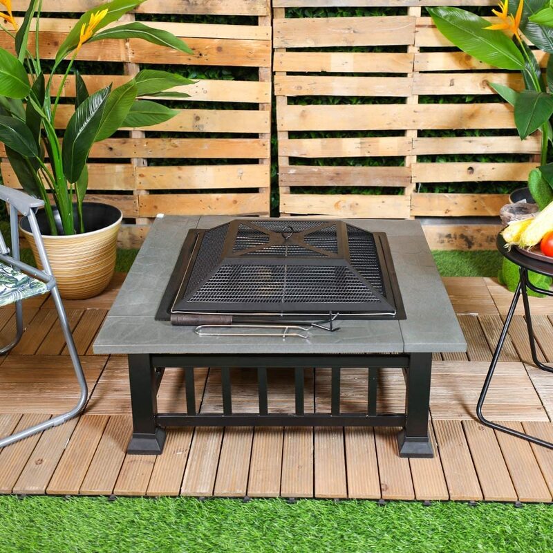 

Danube Home Glaze Fire Pit, Black