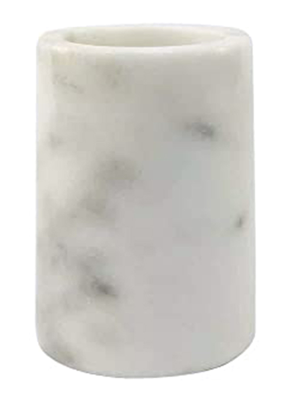 

Danube Home Selena Marble Tumbler, White