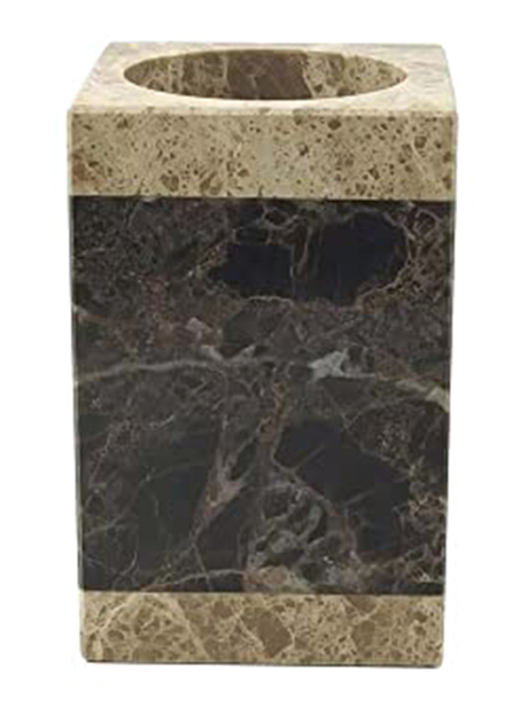 

Danube Home Selena Marble Tumbler, Brown